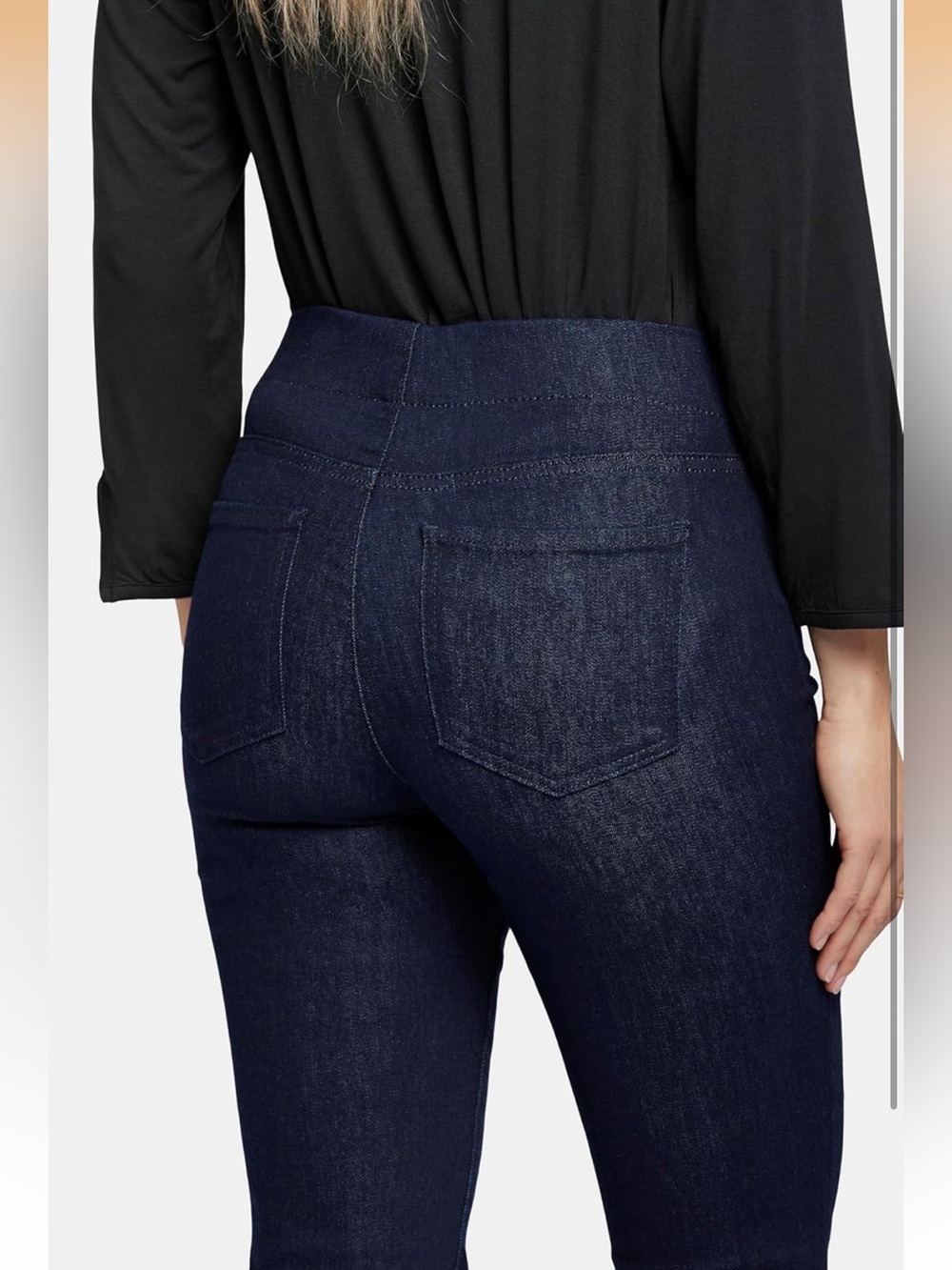 Pull-On Marilyn Straight Jeans - Effortless Comfort and Style 1377/12-1 - Picture 6 of 7